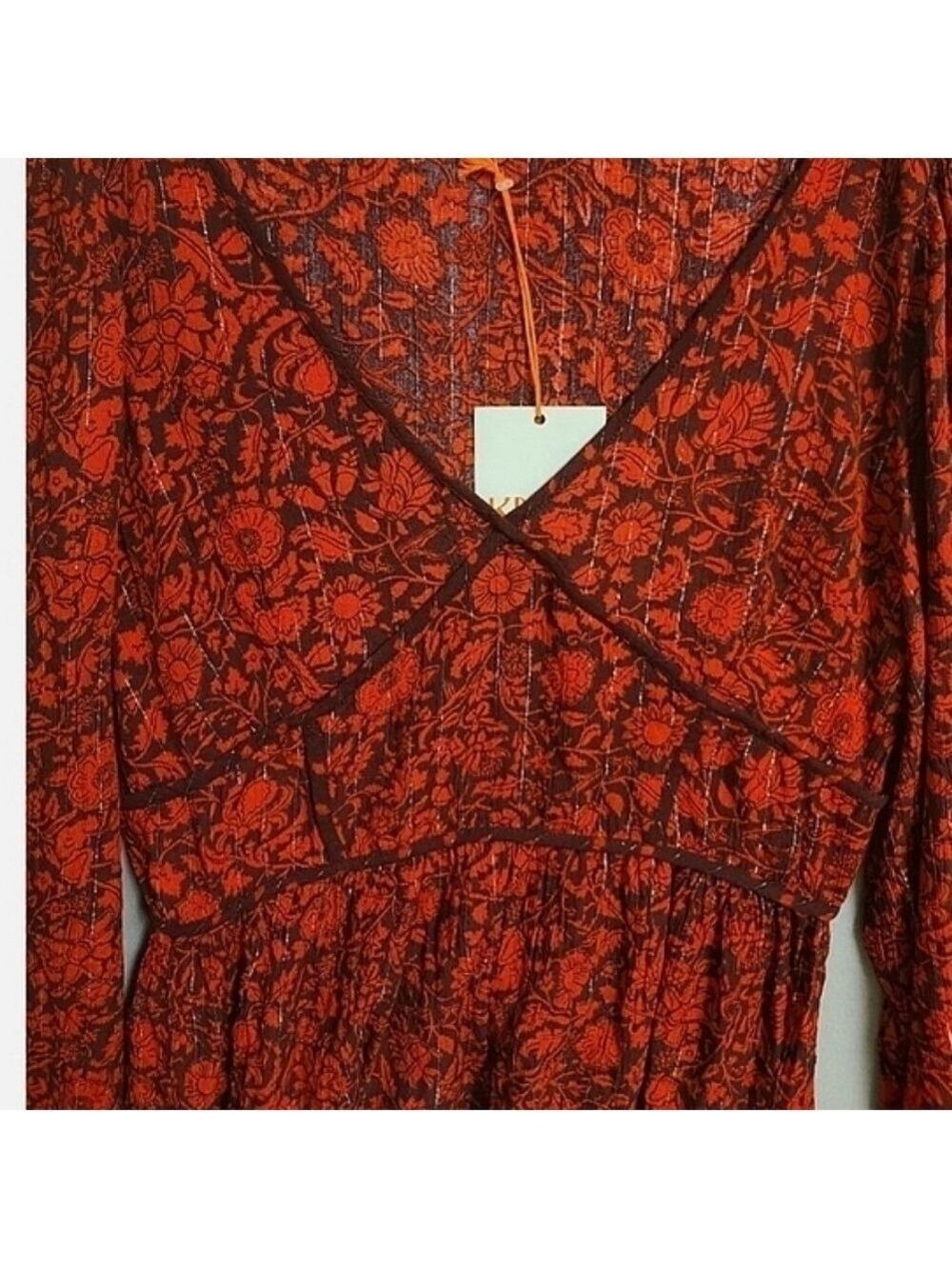 Knox Rose Long Sleeve Boho style top! - Picture 2 of 7